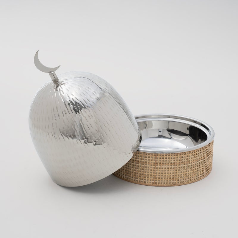 La Mesa Large Food Serving Pot Silver - Image 4